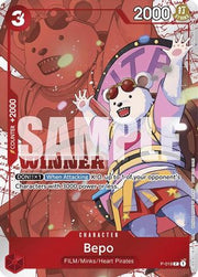 Bepo (Winner Pack Vol. 7) (P-019) - One Piece Promotion Cards Foil