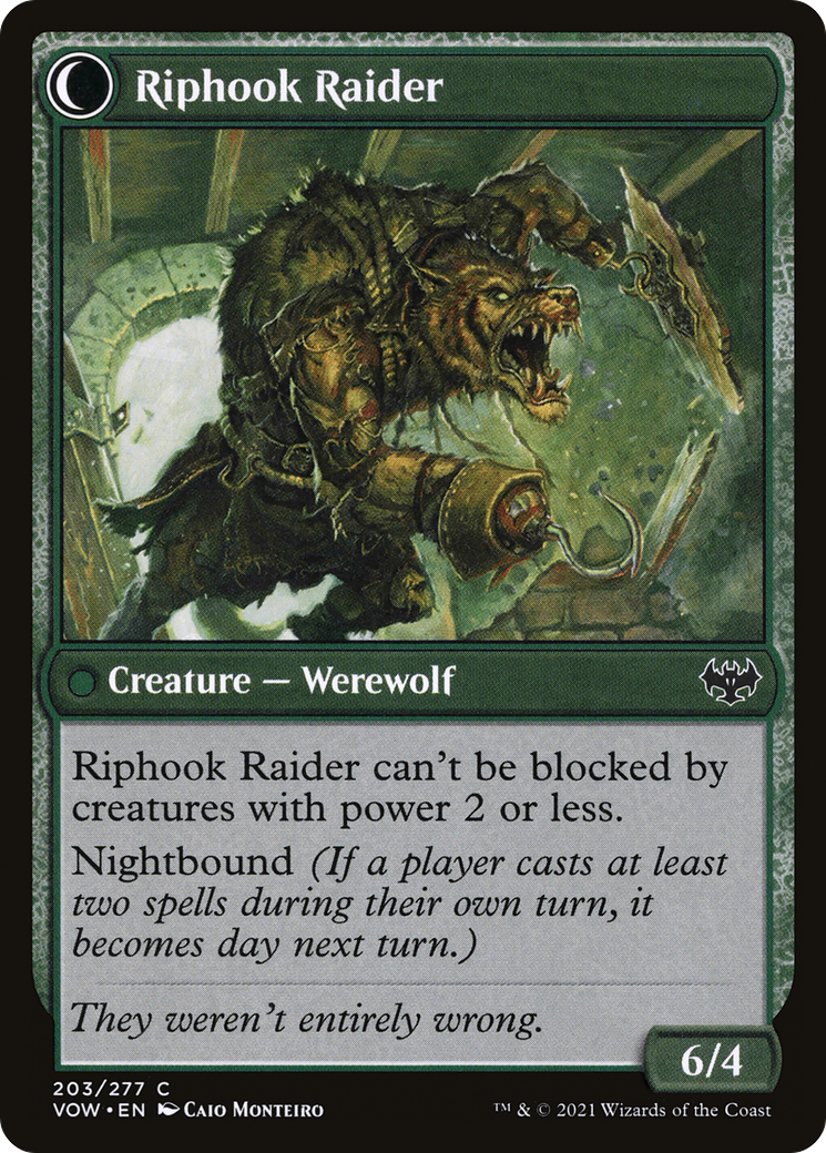 Hookhand Mariner // Riphook Raider (VOW-203) - Innistrad: Crimson Vow: (Double Faced Transform) Foil