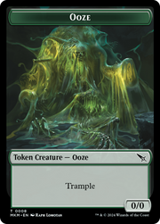 Ooze (TMKM-008) - Murders at Karlov Manor Tokens Foil