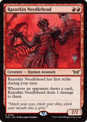 Razorkin Needlehead (PPDSK-153) - Duskmourn: House of Horror Promos