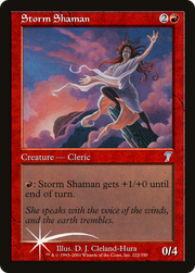 Storm Shaman (7ED-222★) - Seventh Edition Foil