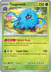Tangrowth 002/167  - Reverse Holofoil SV06 Twilight Masquerade - Common