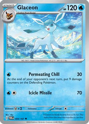 Glaceon 054/167  - Reverse Holofoil SV06 Twilight Masquerade - Uncommon