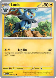 Luxio 067/167  SV06 Twilight Masquerade - Common