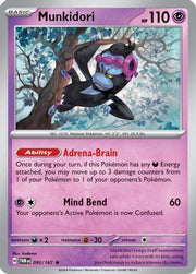 Munkidori 095/167  - Reverse Holofoil SV06 Twilight Masquerade - Rare