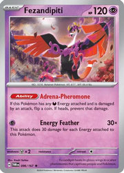Fezandipiti 096/167  - Reverse Holofoil SV06 Twilight Masquerade - Rare