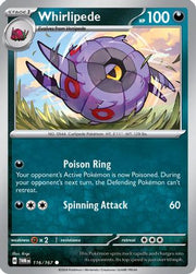 Whirlipede 116/167  SV06 Twilight Masquerade - Common