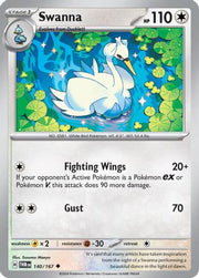 Swanna 140/167  - Reverse Holofoil SV06 Twilight Masquerade - Uncommon