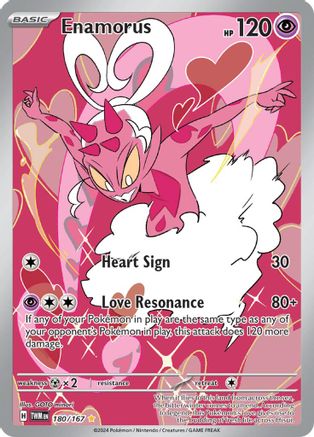 Enamorus 180/167  - Holofoil SV06 Twilight Masquerade - Illustration Rare