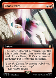 Chaos Warp (WHO-473) - Doctor Who: (Extended Art) Foil