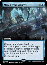 March from Velis Vel (Extended Art) (Ripple Foil) (M3C-048) - Modern Horizons 3 Commander Foil