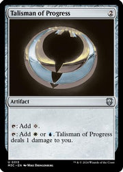 Talisman of Progress (Ripple Foil) (M3C-313) - Modern Horizons 3 Commander Foil