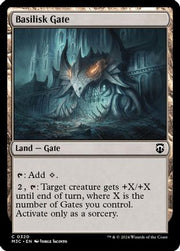 Basilisk Gate (Ripple Foil) (M3C-320) - Modern Horizons 3 Commander Foil
