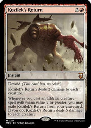 Kozilek's Return (Ripple Foil) (M3C-214) - Modern Horizons 3 Commander Foil