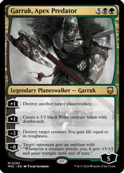 Garruk, Apex Predator (Ripple Foil) (M3C-262) - Modern Horizons 3 Commander Foil