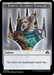 Emblem - Tamiyo, Seasoned Scholar (MH3-035) - Modern Horizons 3