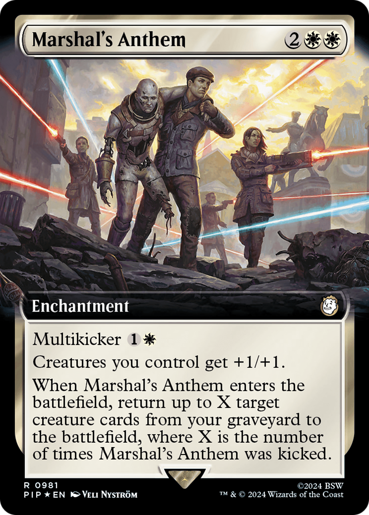 Marshal's Anthem (PIP-981) - Fallout: (Extended Art) Foil
