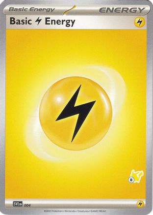 Basic Lightning Energy - Pikachu 8 004  Battle Academy 2024 - Common