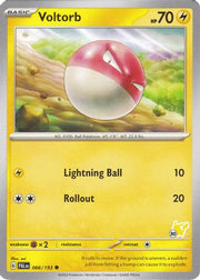 Voltorb - Pikachu 30 066  Battle Academy 2024 - Common