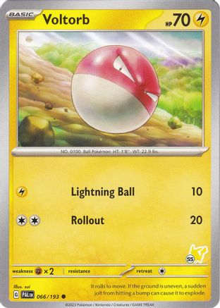 Voltorb - Pikachu 55 066  Battle Academy 2024 - Common
