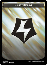 Energy Reserve (Ripple Foil) // Servo Double-Sided Token (MH3-36 // 33) - Modern Horizons 3 Foil