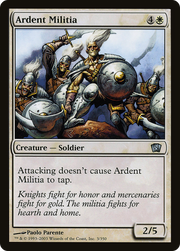 Ardent Militia (8ED-03★) - Eighth Edition Foil