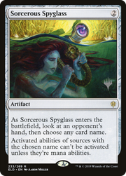 Sorcerous Spyglass (PPELD-233) - Throne of Eldraine Promos