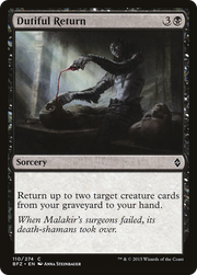 Dutiful Return (BFZ-110) - Battle for Zendikar Foil
