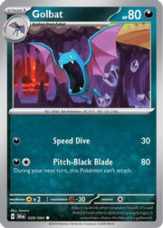 Golbat 028/064  - Reverse Holofoil SV Shrouded Fable - Common