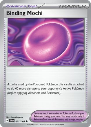 Binding Mochi 055/064  - Reverse Holofoil SV Shrouded Fable - Uncommon