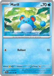 Marill 033/142  - Reverse Holofoil SV07 Stellar Crown - Common