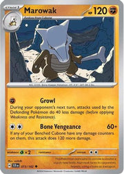 Marowak 073/142  SV07 Stellar Crown - Uncommon