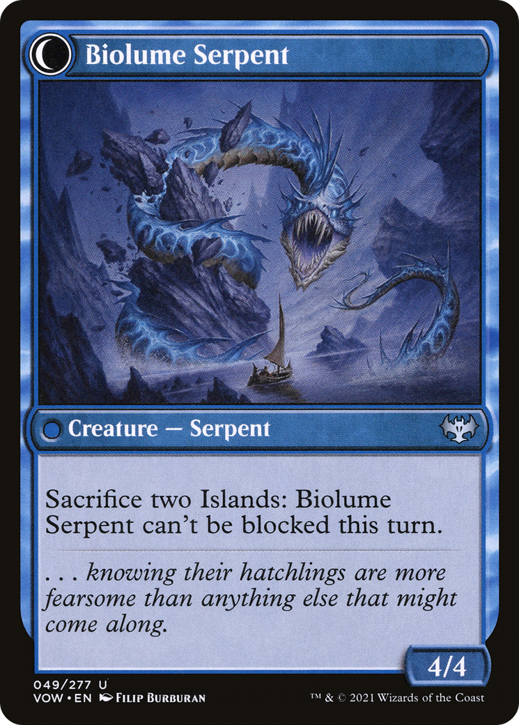 Biolume Egg // Biolume Serpent (VOW-049) - Innistrad: Crimson Vow: (Double Faced Transform)