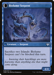 Biolume Egg // Biolume Serpent (VOW-049) - Innistrad: Crimson Vow: (Double Faced Transform) Foil