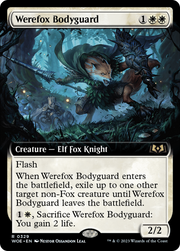 Werefox Bodyguard (WOE-329) - Wilds of Eldraine: (Extended Art) Foil