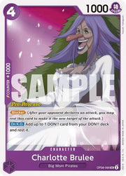 Charlotte Brulee (OP08-066) - Two Legends Pre-Release Cards