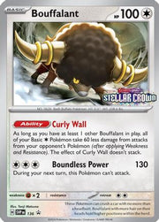 Bouffalant 136  - Holofoil SV Scarlet & Violet Promo Cards - Promo