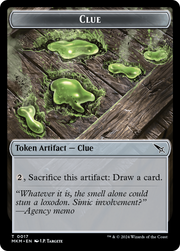 Clue (TMKM-017) - Murders at Karlov Manor Tokens