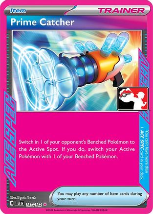 Prime Catcher 157  - Holofoil Prize Pack Series Cards - ACE SPEC Rare