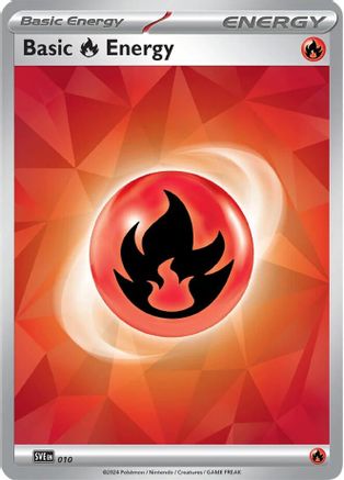 Basic Fire Energy 010  SV07 Stellar Crown - Common