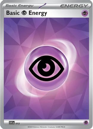 Basic Psychic Energy 013  SV07 Stellar Crown - Common