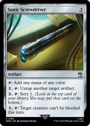 Sonic Screwdriver (WHO-185) - Doctor Who Foil
