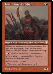 Farid, Enterprising Salvager (PRM-105730) - Magic Online Promos