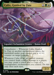Calix, Guided by Fate (MAT-165) - March of the Machine: The Aftermath: (Extended Art, enchantment)