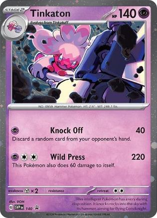 Tinkaton 140  SV Scarlet & Violet Promo Cards - Promo
