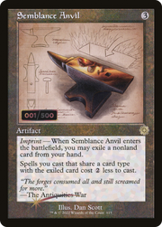 Semblance Anvil (BRR-115Z) - The Brothers' War Retro Artifacts Foil