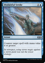 Disdainful Stroke (WOE-047) - Wilds of Eldraine Foil