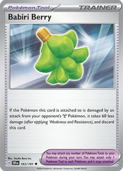 Babiri Berry 163/191  SV08 Surging Sparks - Uncommon