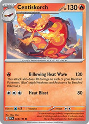 Centiskorch 028/191  SV08 Surging Sparks - Common