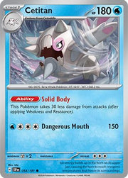 Cetitan 054/191  - Reverse Holofoil SV08 Surging Sparks - Common